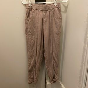 Old Navy high-waisted cropped linen pants, XSP